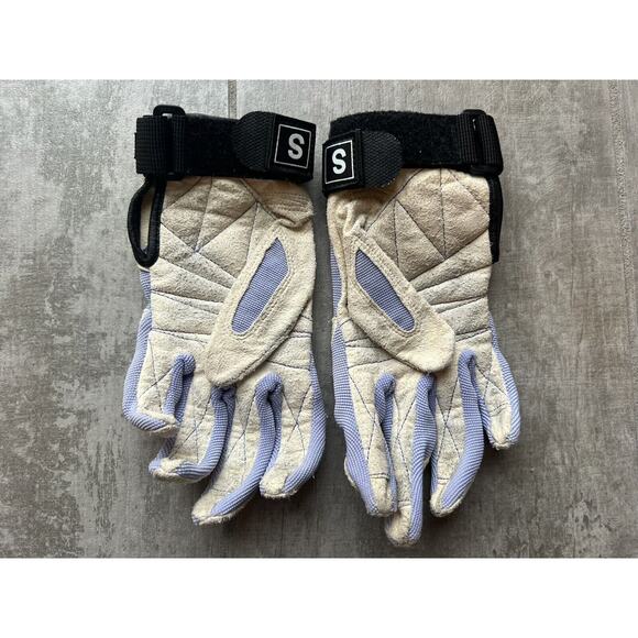 Connelly Competition Tournament Water Ski Gloves White Purple Small S - Picture 2 of 5
